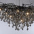 Paul Neuhaus Icicle 10 Light Black Crystal Pendant Light 