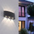 Carlo 6 Light Anthracite Up and Down LED Wall Light