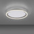 Ritus Aluminium Ring 20W LED Flush Ceiling Light
