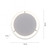 Ritus Aluminium Ring 20W LED Flush Ceiling Light