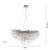 Paul Neuhaus Icicle 10 Light Stainless Steel Crystal Pendant Light 