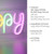 Leuchten Direkt Neon-HAPPY Multi Colour LED Table Lamp 