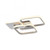 Leuchten Direkt Sevent Steel Square LED Ceiling Light 