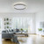 Leuchten Direkt Ritus Anthracite Ring 28W LED Flush Ceiling Light 