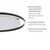 Leuchten Direkt Ritus Anthracite Ring 28W LED Flush Ceiling Light 