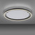Leuchten Direkt Ritus Anthracite Ring 28W LED Flush Ceiling Light 