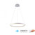 Titus White 260cm LED Ringed Pendant Light