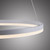 Paul Neuhaus Titus White 260cm LED Ringed Pendant Light 