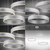 Leuchten Direkt Lilluti 2 Light Stainless Steel with White LED Ringed Pendant Light 