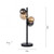 Popsicle 4 Light Black with Glass Spheres Table Lamp