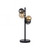 Paul Neuhaus Popsicle 4 Light Black with Glass Spheres Table Lamp 