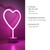 Neon-HERZ Pink Heart LED Table Lamp