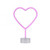 Neon-HERZ Pink Heart LED Table Lamp