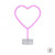 Neon-HERZ Pink Heart LED Table Lamp