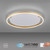 Ritus Matt Brass Ring 28W LED Flush Ceiling Light