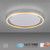 Leuchten Direkt Ritus Matt Brass Ring 28W LED Flush Ceiling Light 