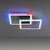 Leuchten Direkt Felix60 Brushed Chrome 45cm Remote Control LED Flush Ceiling Light 