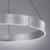 Paul Neuhaus Pure E-Clipse 2 Light Aluminium LED Motorised Ring Pendant Light 