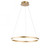 Titus Matt Brass 260cm LED Ringed Pendant Light