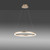 Titus Matt Brass 260cm LED Ringed Pendant Light