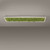 Green Knut Moss with White LED Flush Ceiling Light