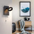 Paul Neuhaus Sileda Anthracite Adjustable LED Wall Spotlight 