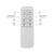 Lilluti 2 Light Stainless Steel with White LED Semi Flush Ceiling Light