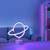 Leuchten Direkt Neon-SATURN Multi Colour LED Table Lamp 