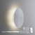 Paul Neuhaus Puntu Small Aluminium Battery LED Wall Light 