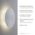 Paul Neuhaus Puntu Small Aluminium Battery LED Wall Light 