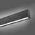 Pure E-Motion Brushed Grey LED Motorised Bar Pendant Light