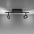 Paul Neuhaus Sileda 2 Light Anthracite Adjustable LED IP44 Bathroom Ceiling Light 