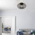 Leuchten Direkt Racoon Black 40cm Flush Ceiling Light 