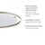 Leuchten Direkt Ritus Aluminium Ring 28W LED Flush Ceiling Light 