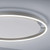 Leuchten Direkt Ritus Aluminium Ring 28W LED Flush Ceiling Light 