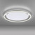 Leuchten Direkt Ritus Aluminium Ring 28W LED Flush Ceiling Light 