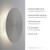 Paul Neuhaus Puntu Large Grey Battery Wall Light 