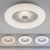 Vertigo Opal Diffuser Remote Control LED Flush Ceiling Light