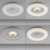 Leuchten Direkt Vertigo Opal Diffuser Remote Control LED Flush Ceiling Light 
