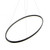 Titus Anthracite Large Oval LED Ringed Pendant Light