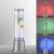 Ava 12 Light Silver Water Column RGB LED Table Lamp