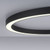 Pure-Lines Anthracite Round 42W LED Flush Ceiling Light