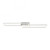Leuchten Direkt Iven Brushed Chrome 63cm Dimmable LED Flush Ceiling Light 