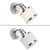 Leuchten Direkt Accor Polished Chrome Adjustable Wall Spotlight 