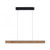Pure E-Motion Black and Natural Wood LED Motorised Bar Pendant Light