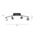 Sileda 4 Light Anthracite Adjustable LED IP44 Bathroom Ceiling Light