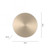Puntu Large Matt Brass Battery Wall Light