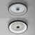Leuchten Direkt Vertigo Remote Control Black Round 46.5cm LED Flush Ceiling Light 