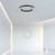 Pure-Lines Anthracite Round 30W LED Flush Ceiling Light