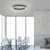 Pure-Lines Anthracite Round 30W LED Flush Ceiling Light